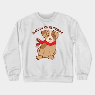 Merry Christmas Dog Crewneck Sweatshirt